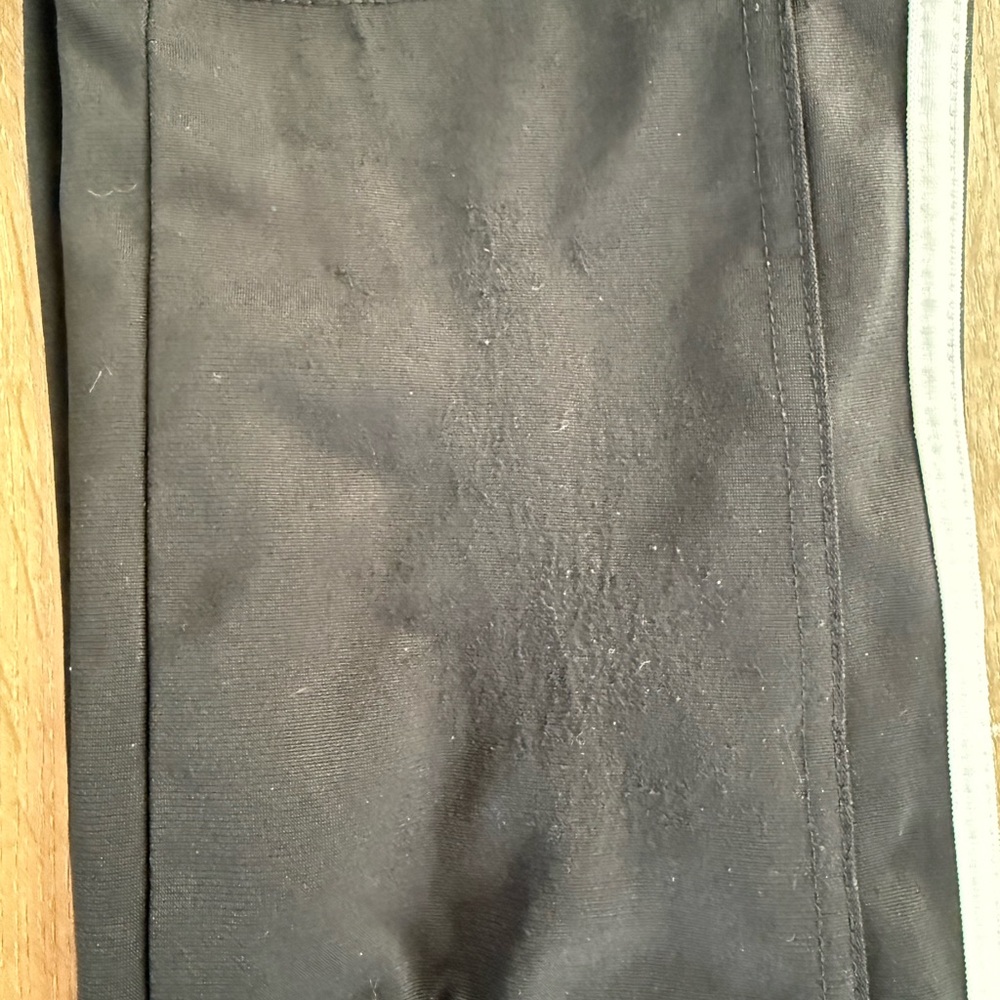 Adidas Black track pants with White Side Stripes - Picture 4 of 13